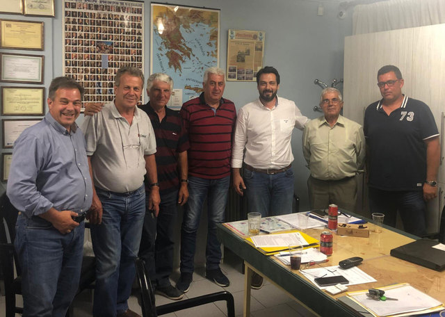 Επίσκεψη του Τάσου Μπαρτζώκα στον ΤΟΕΒ Νάουσας