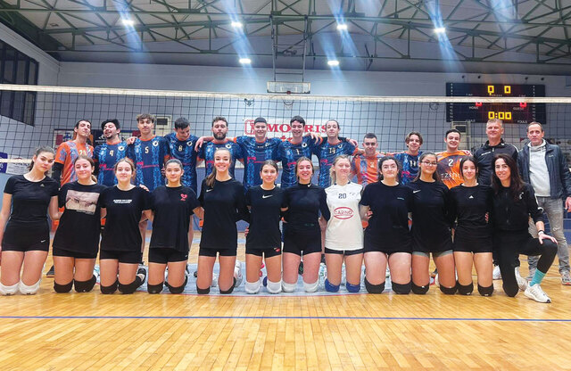 Με ωραίο φιλικό έκλεισε  η χρονιά για τα τμήματα βόλλεϋ
