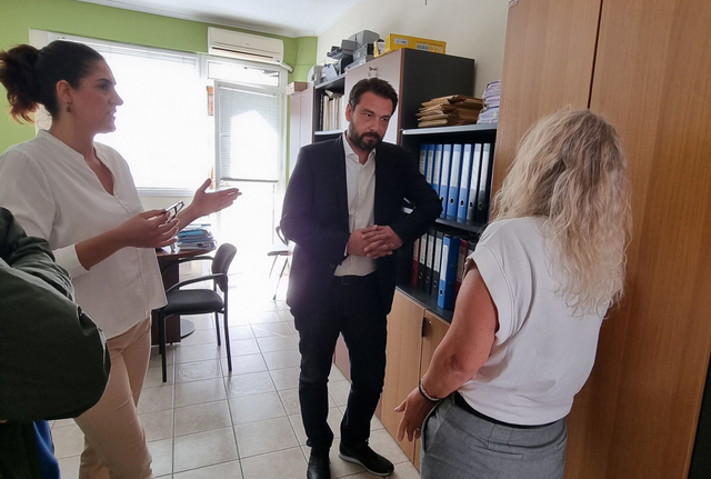 Στις Διευθύνσεις Πρωτοβάθμιας & Δευτεροβάθμιας Εκπαίδευσης ο Τάσος Μπαρτζώκας