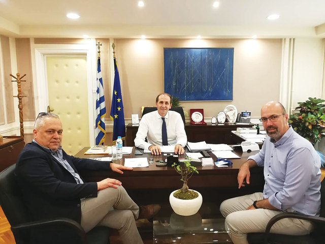 Συνάντηση Βεσυρόπουλου με την Η Ε.Ι.Ε.Τ για τα προβλήματα του Επαρχιακού Τύπου