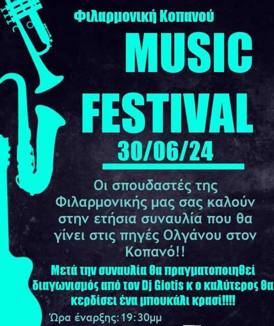 Συναυλία των μαθητών  της Φιλαρμονικής Κοπανού
