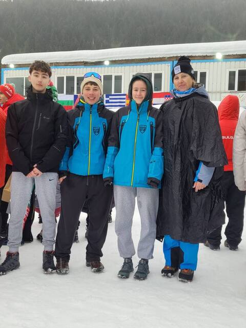 Aθλητές του ΕΟΣ Νάουσας στο Βαλκανικό Κύπελλο Διάθλου στο ΜΠΑΝΣΚΟ της Βουλγαρίας