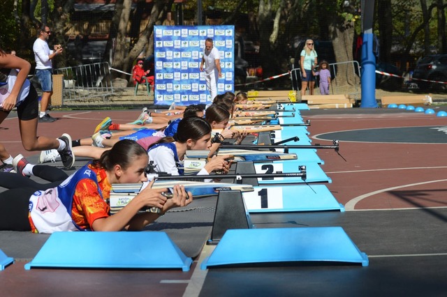 Γιορτή αθλητισμού το Πανελλήνιο  Πρωτάθλημα Θερινού Διάθλου που διοργάνωσε ο ΕΟΣ Νάουσας στον Αγ. Νικόλαο