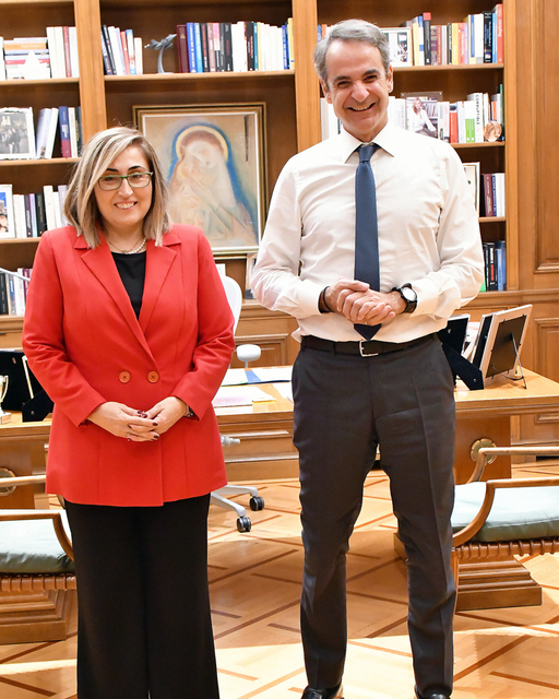 Στέλλα Αραμπατζή:Oυσιαστική συνάντηση με τον Πρωθυπουργό Κυριάκο Μητσοτάκη για τα μεγάλα αναπτυξιακά έργα της Ημαθία