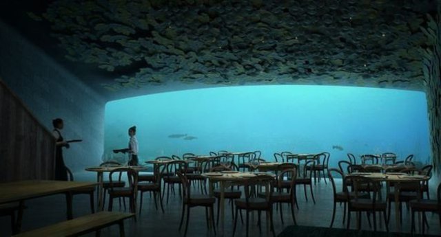 To μεγαλύτερο υποβρύχιο εστιατόριο του κόσμου ετοιμάζεται να ανοίξει τις πόρτες του το 2019