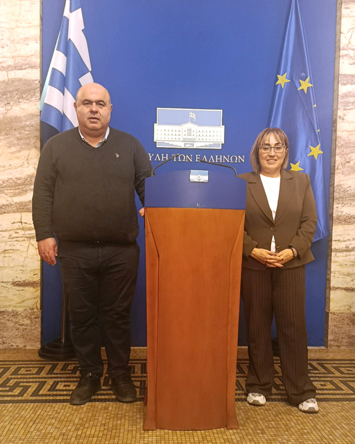 Η Στέλλα Αραμπατζή με τον  πρόεδρο του ΕΛΓΟ-ΔΗΜΗΤΡΑ  για την ενίσχυση του αγροτικού τομέα και την προώθηση  στοχευμένων  παρεμβάσεων για την Ημαθία 