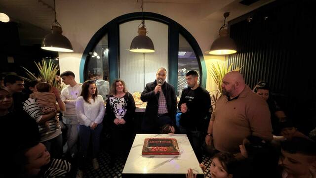 Athletic Club 'Aristotelis' GTeam: Κοπή βασιλόπιτας και συγχαρητήρια από το Δήμαρχο στους αθλητές  και στο Δ.Σ  για το έργο που επιτελούν