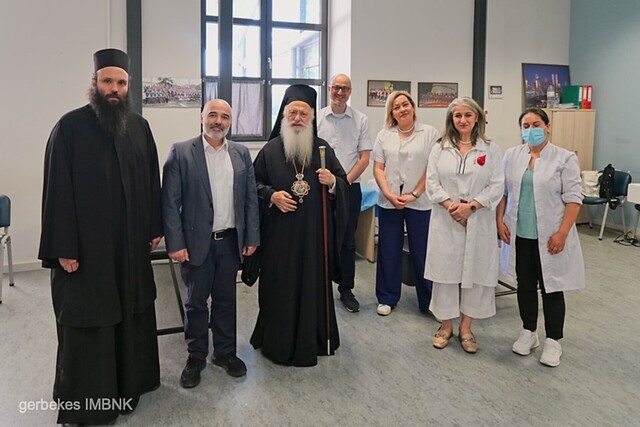 Εθελοντική αιμοδοσία και δωρεά μυελού των οστώνστα πλαίσια της '8ης Ιατρικής Εβδομάδος του Αγίου Λουκά του Ιατρού από την Ι.Μ