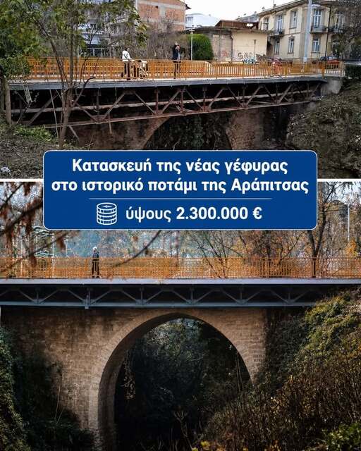 Χρηματοδοτείται με 2.300.000 ευρώ η κατασκευή της νέας γέφυρας  στο ύψος του Νοσοκομείου της Νάουσας.