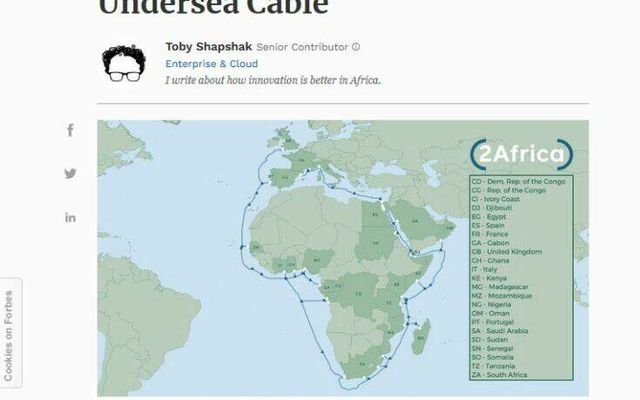 Το Facebook 'κυκλώνει' την Αφρική με κολοσσιαίο υποθαλάσσιο καλώδιο 37.000 χλμ.