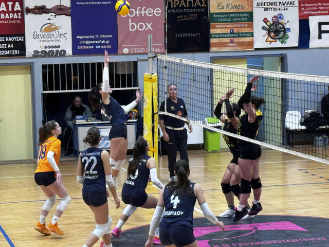 Καταπληκτικό βόλλεϋ παρακολουθήσαμε από τις γυναίκες σε δύο αγώνες στο ΔΑΚ