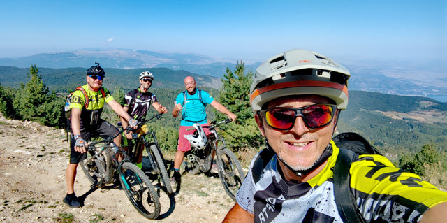 Ο Γιώργος Καισαρίδης στην 'Πρώτη  Συνάντηση Ορεινής Ποδηλασίας'