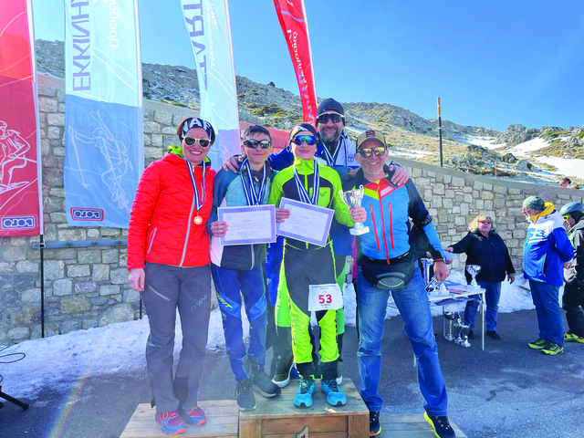 Συμμετοχές και διακρίσεις Ναουσαίων στο 32ο Πανελλήνιο Πρωτάθλημα  Ορειβατικού Σκι στον Παρνασσό