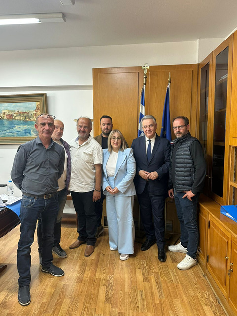 Κρίσιμη συνάντηση της Βουλευτού Ημαθίας Στέλλας Αραμπατζή και κτηνοτρόφων του Νομού με τον Υφυπουργό κ. Καββαδά