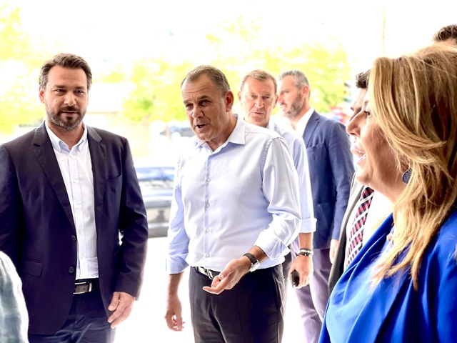 Ο Τάσος Μπαρτζώκας στην Καστοριά με κλιμάκιο της ΝΔ, ενόψει της ΔΕΘ