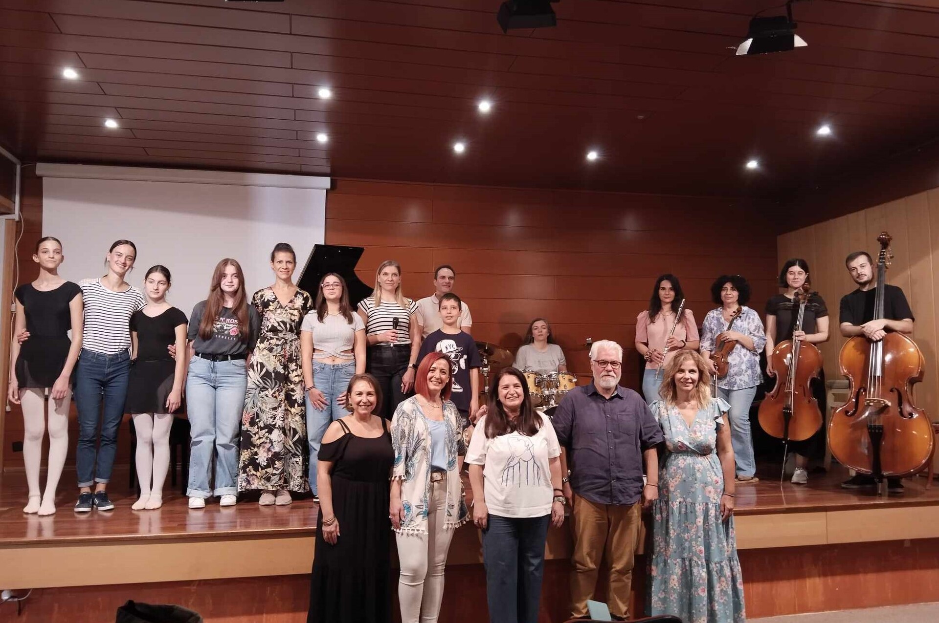 Με ιδιάιτερο τρόπο η παρουσίαση των τμημάτων του Δημοτικού Ωδείου