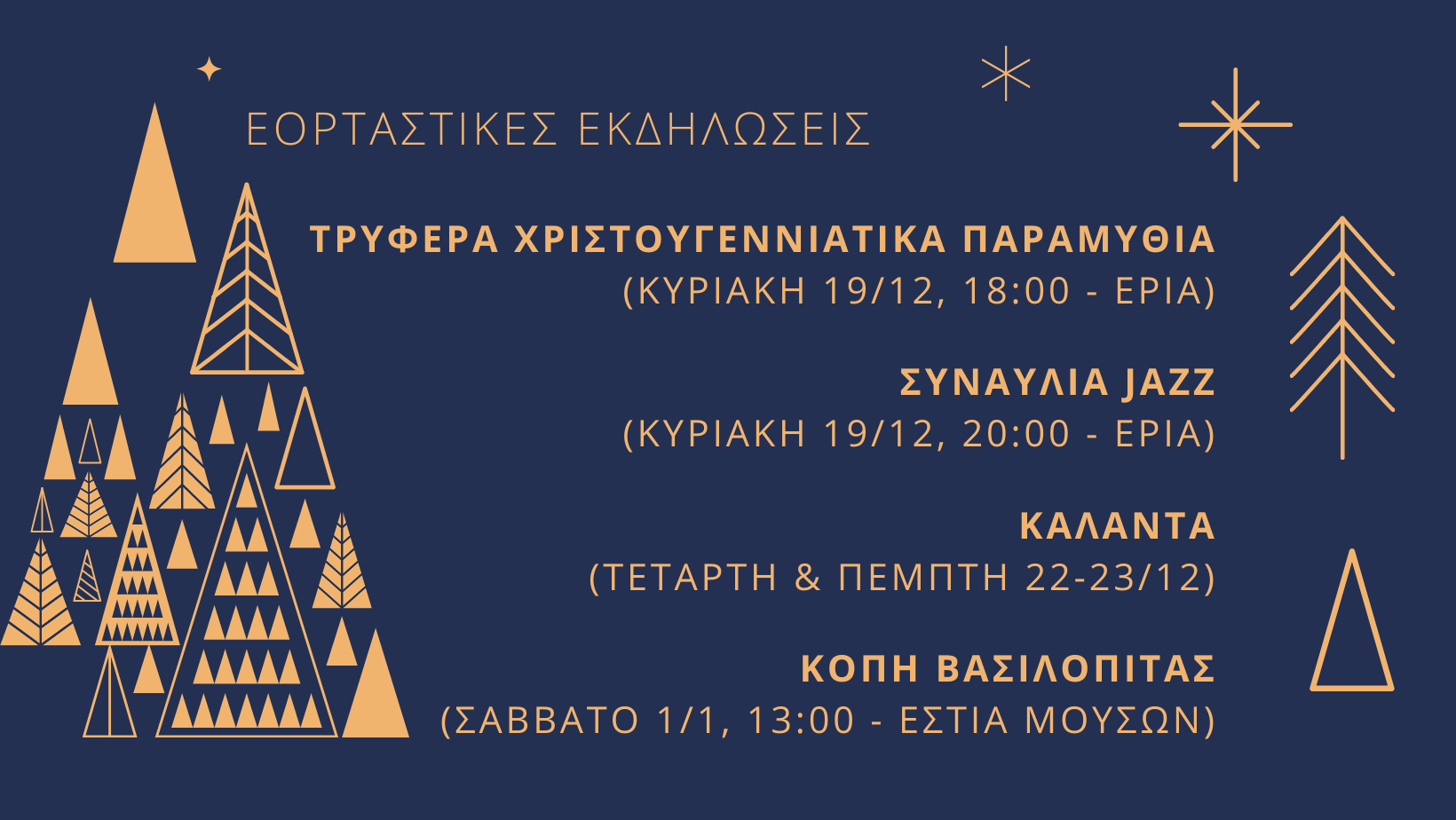Πλούσιο εορταστικό πρόγραμμα από το Μουσικό Σωματείο 'Ωδείο Ναούσης'