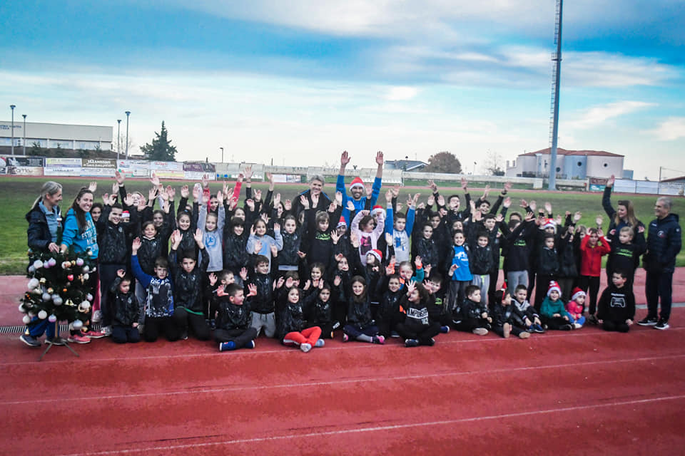Χριστουγεννιάτικο Kids Athletics από τη Γυμναστική Ενωση Νάουσας