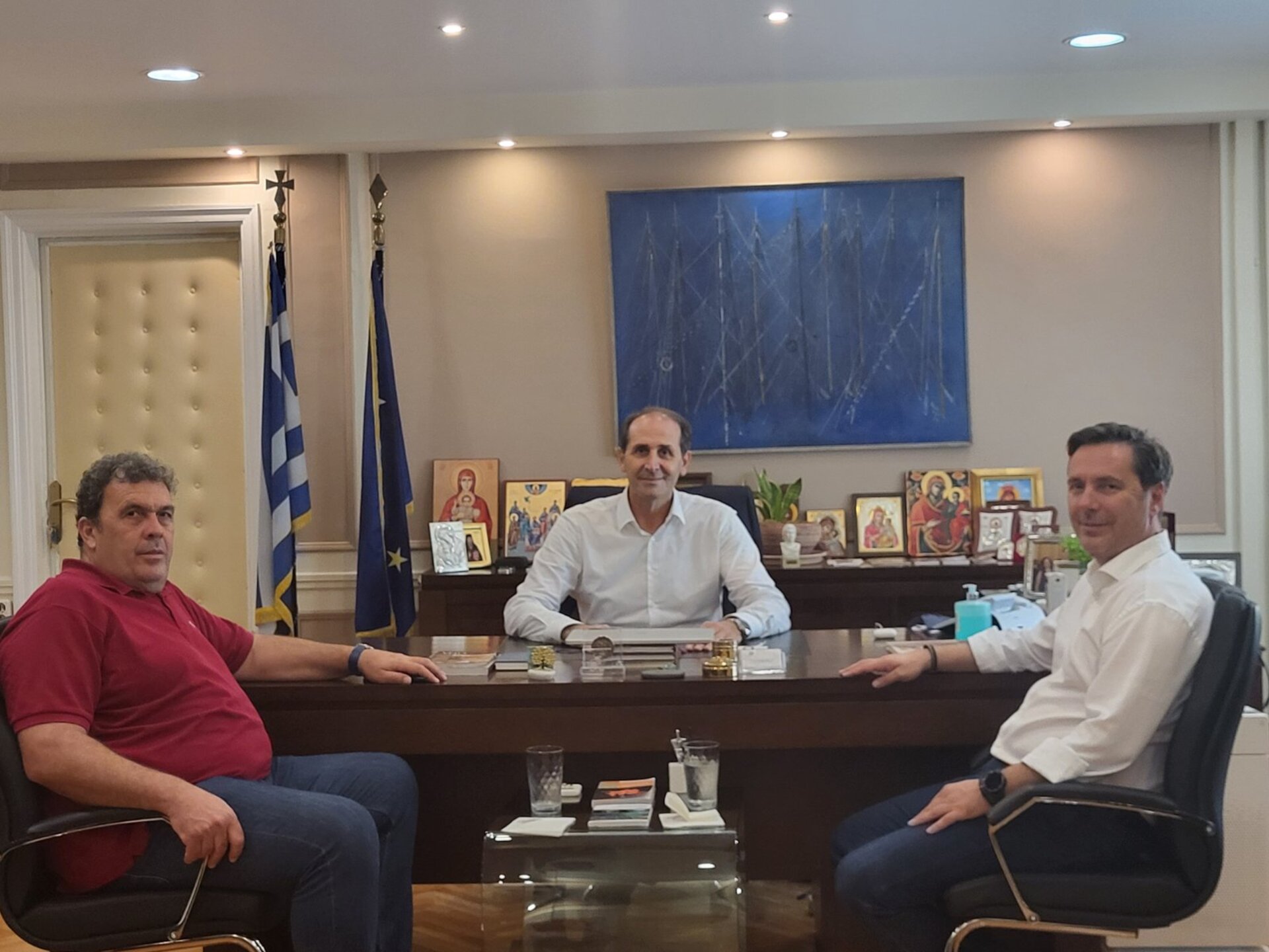 Σημαντικά ζητήματα του Δήμου μας στη συνάντηση με τον Υφ. Οικονομίας κ. Βεσυρόπουλο