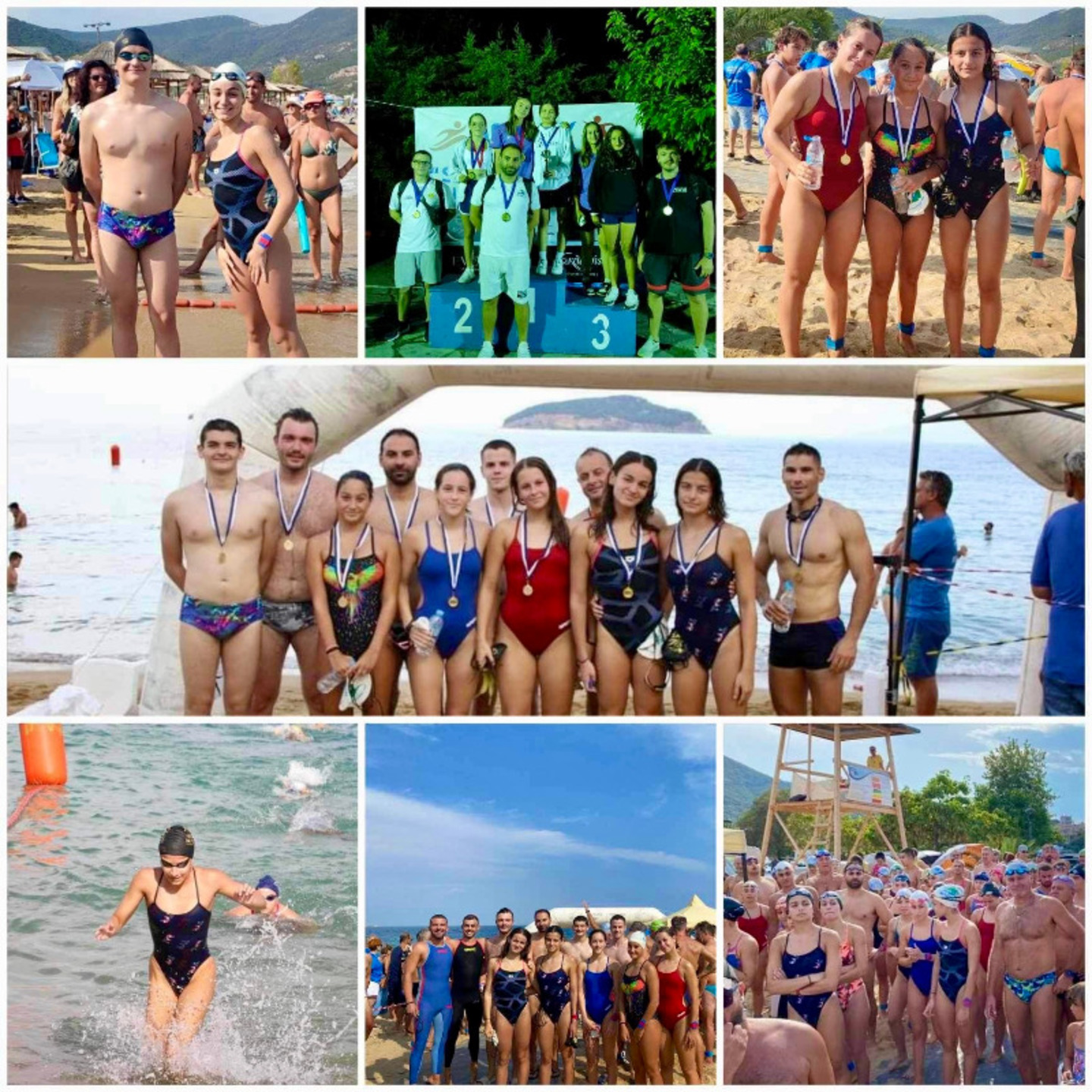 Δυναμική εμφάνιση της ΚΑΝ στο Swim & Run στη Νέα Ηρακλείτσα