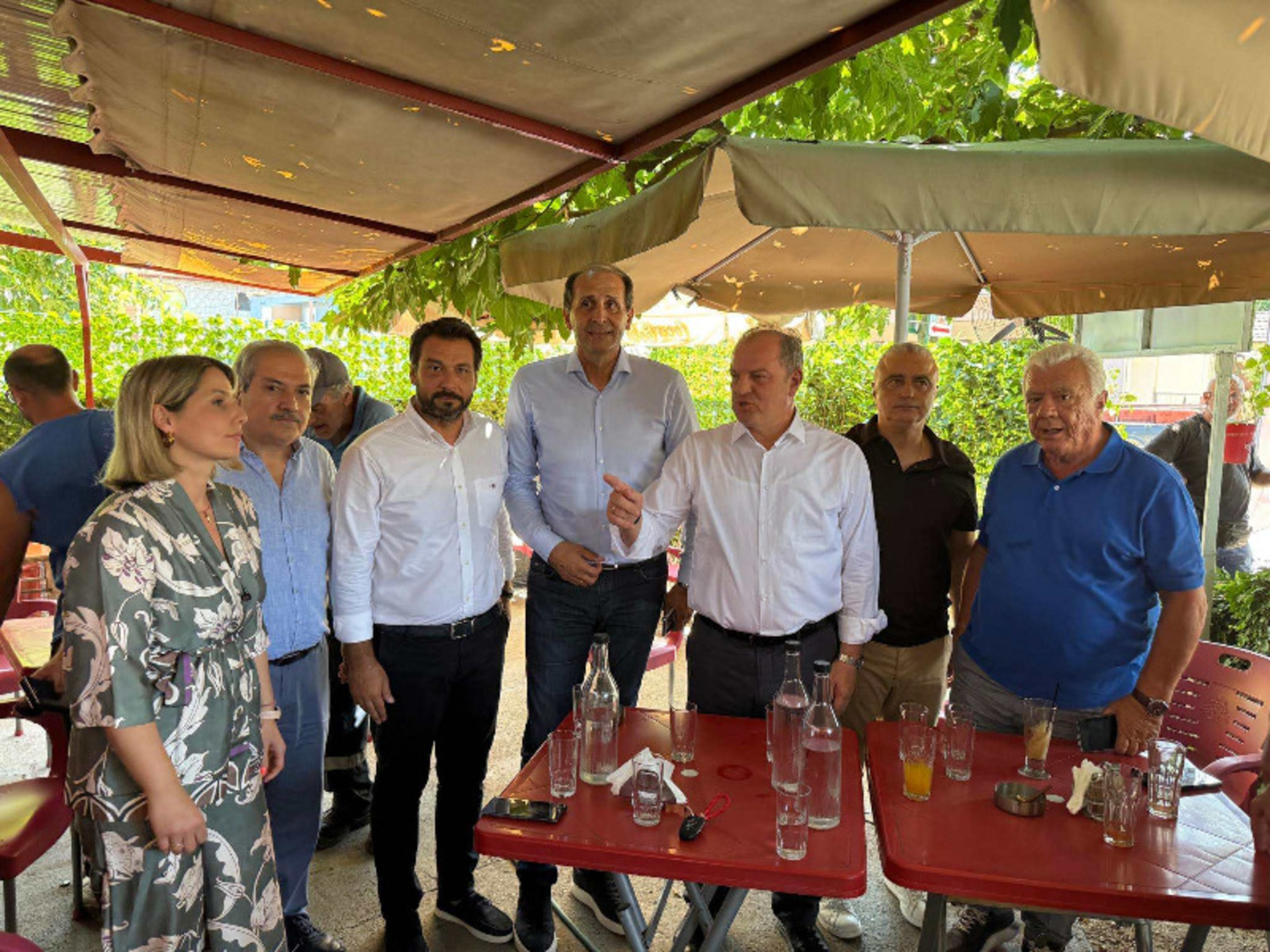 Επισκεψη του Υφυπουργού Αγροτικής Ανάπτυξης Δ.Σταμενίτη για τις ζημιές απο τα ακραία καιρικά φαινόμενα