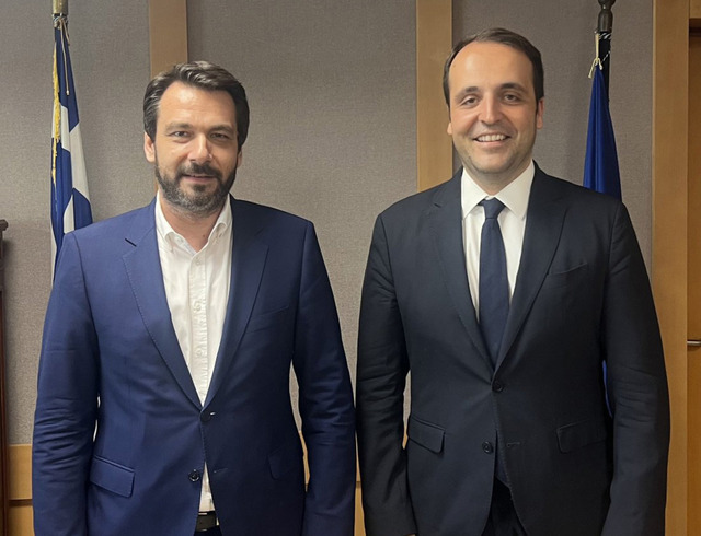 Συνάντηση Τάσου Μπαρτζώκα με τον Υφυπουργό Ψηφιακής Διακυβέρνησης