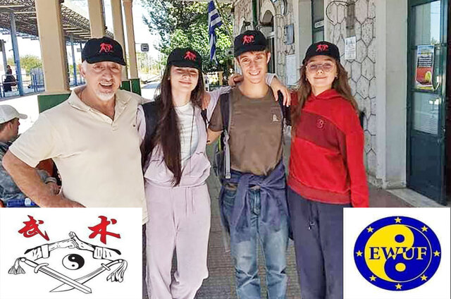Αθλητές του συλλόγου Ασιατικών Πολεμικών Τεχνών με την εθνική στο Πανευρωπαϊκό Πρωτάθλημα
