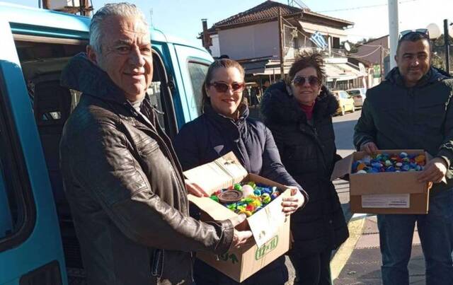 Λευκάδια: Μεγάλη ανταπόκριση στη δράση συλλογής καπακιών