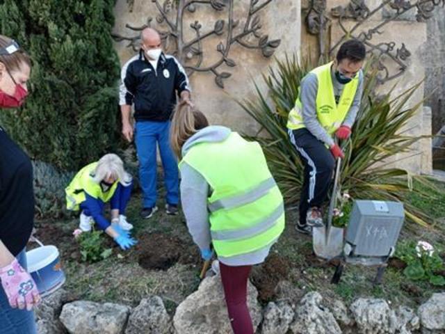 Συνεχίζονται οι φυτεύσεις λουλουδιών στη Νάουσα και στις Κοινότητες