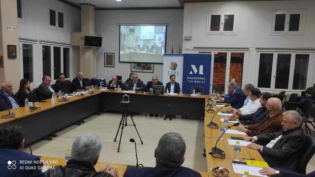 Χάρη στο Γεδεών Βούλη,  στη Νάουσα η 'καρδιά' του επιχειρείν με την κοινή συνεδρίαση  των Δ.Σ  ΣΕΒΕ και ΔΕΘ-XELEXPO, της ΚΕΠΑ ΑΝΕΜ κ.λ.π Βϊντεο