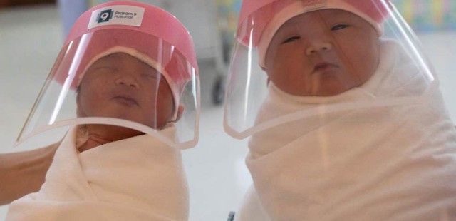 Κορωνοϊός: Στην Ταϊλάνδη τα νεογέννητα έχουν τις δικές τους μάσκες 