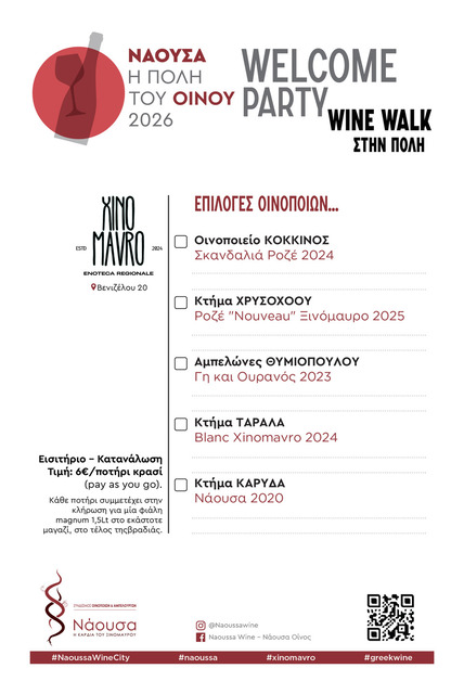 Η καρδιά του ξινόμαυρου 'χτυπά' σήμερα στο XINOMAVRO!