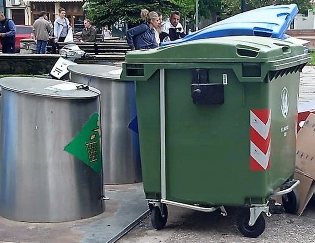 Προσωρινή μη λειτουργία των υπόγειων κάδων